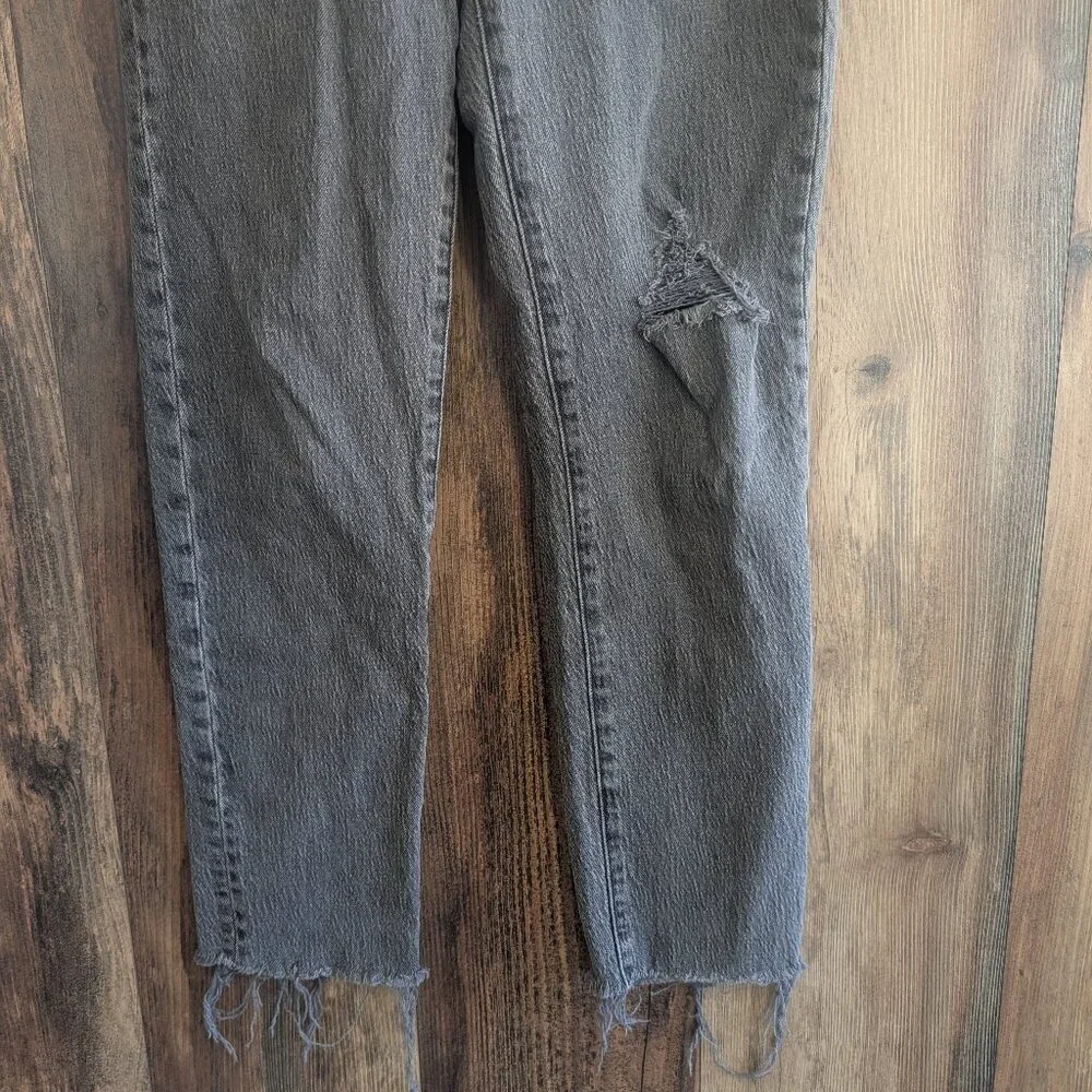 Madewell Black Stonewashed The Perfect Vintage Destroyed Jean 23